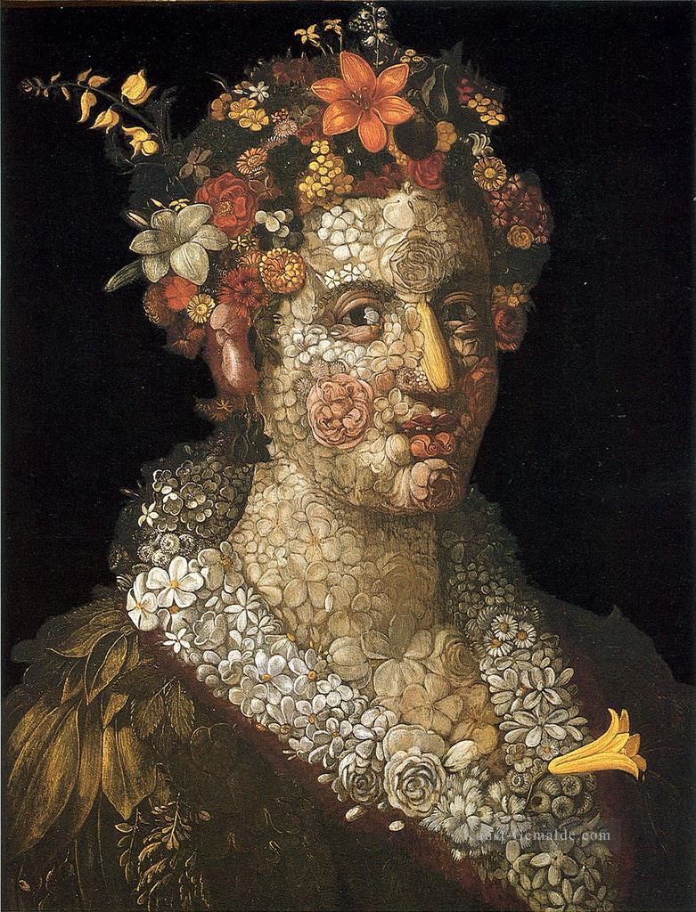 Blumen Frau Giuseppe Arcimboldo Klassische blumen Ölgemälde